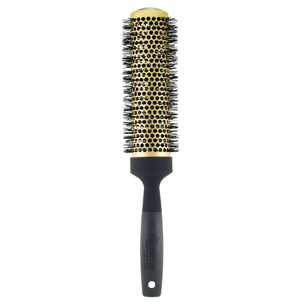 Gold Nano Ceramic Hair Brush with XL Barrel | Video
