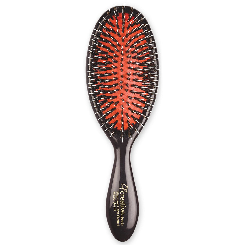 Classic Signature Paddle Natural Boar Bristle Hair Brush- Creative Professional Hair Tools