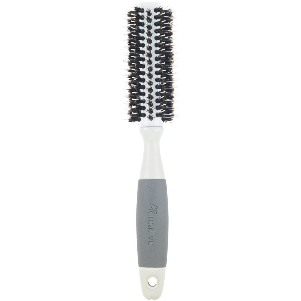 Solid Barrel Mixed Bristle Round Hair Brush - Creative Professional Hair Tools