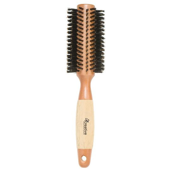 Eco-Friendly Boar Bristle Round Hair Brush - Creative Professional Hair Tools