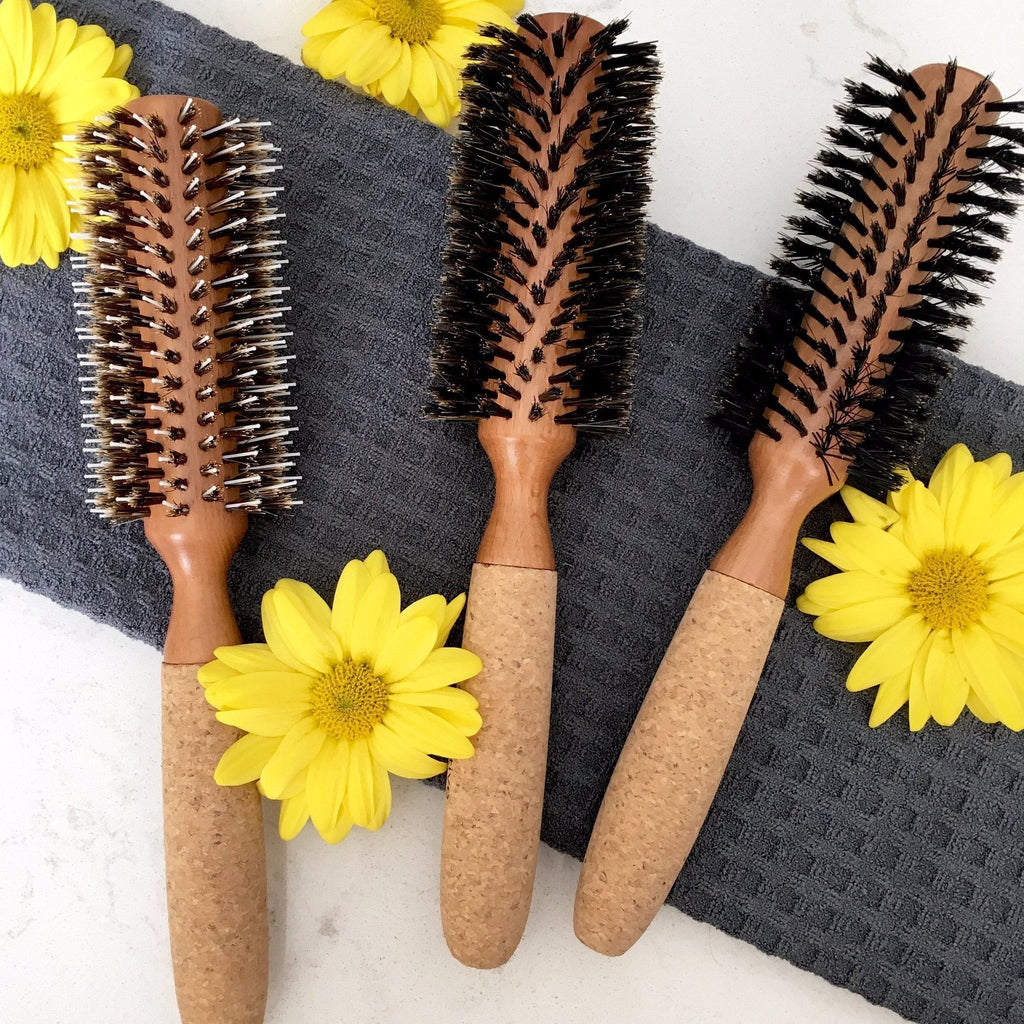 Eco-Friendly Round Hair Brush Set - Creative Professional Hair Tools