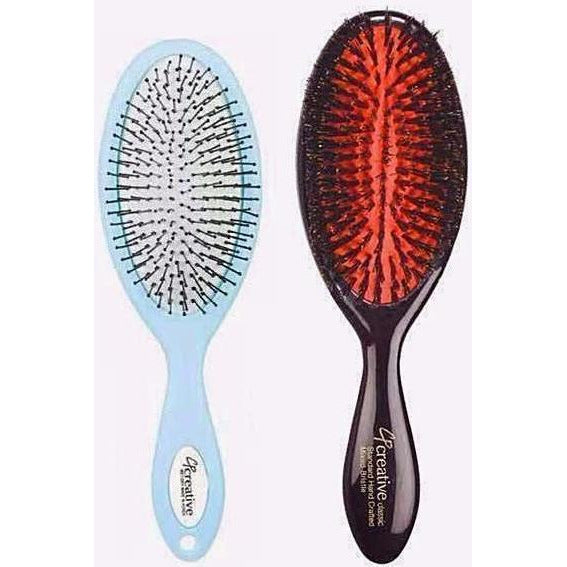Wet/Dry and Classic Paddle Hair Brush Set - Creative Professional Hair Tools