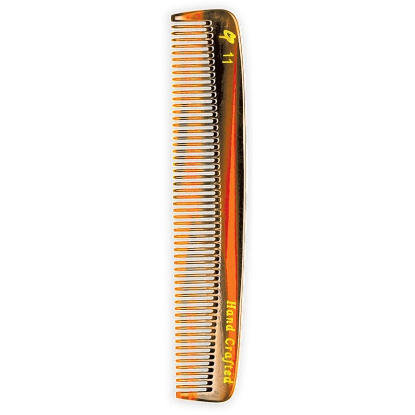 C11 Medium Tooth Tortoise Pocket Comb (7 in) - Creative Professional Hair Tools