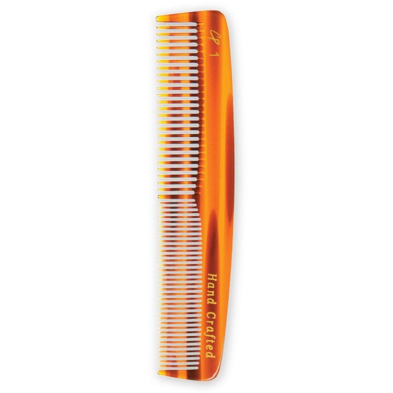 Tortoise Pocket Comb with Medium and Fine Teeth (5.5 in) - Creative Professional Hair Tools