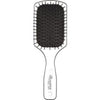 silver paddle hair brush