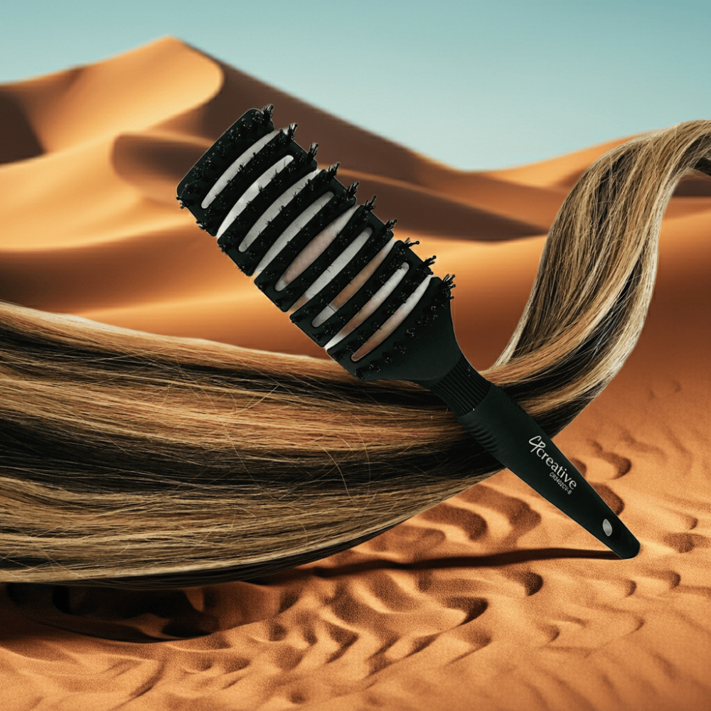 Flexvent | XL Mixed Bristle Hair Brush - Creative Pro Hair Tools
