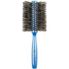Ariel Blue Italian 3ME Round Boar Bristle Hair Brush - Creative Pro Hair Tools