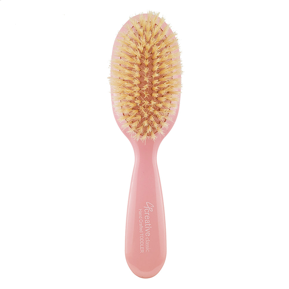 Classic Toddler and Baby Hair Brush-Colors-Blue-Pink-Silver - Creative Professional Hair Tools