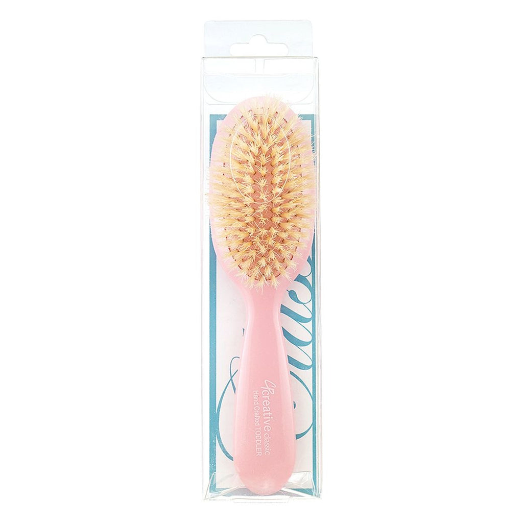 Classic Toddler and Baby Hair Brush-Colors-Blue-Pink-Silver - Creative Professional Hair Tools