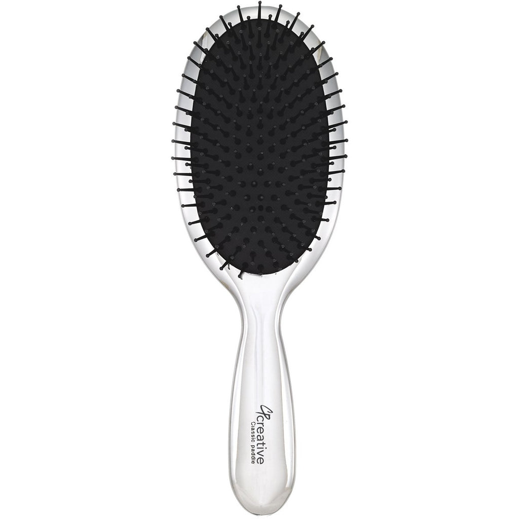 Chrome Wet/Dry Paddle Brush - Creative Professional Hair Tools