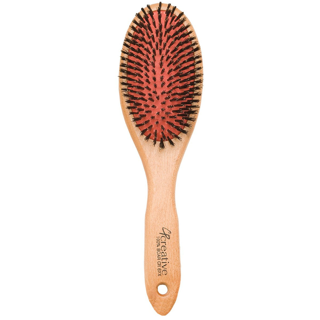 Eco-Friendly Boar Bristle Paddle Hair Brush - Creative Professional Hair Tools