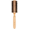 Eco-Friendly Birchwood and Cork Boar Bristle Round Hair Brush - Creative Professional Hair Tools