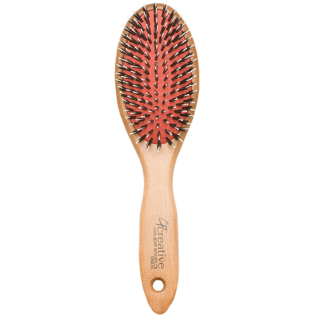 Eco-Friendly Mixed Bristle Paddle Hair Brush - Creative Professional Hair Tools