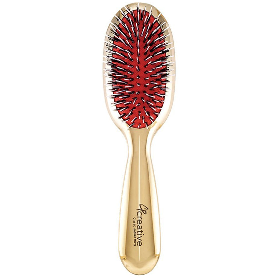 Classic Signature Gold Paddle Hair Brush (2 sizes and 2 bristle types ...