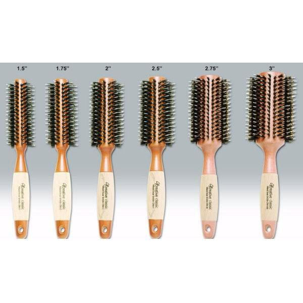 Eco-Friendly Round Hair Brush Set of 6 - Creative Professional Hair Tools