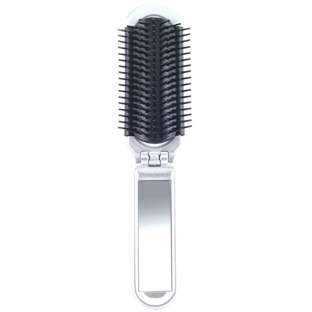 Folding Brush with Mirror - Creative Professional Hair Tools