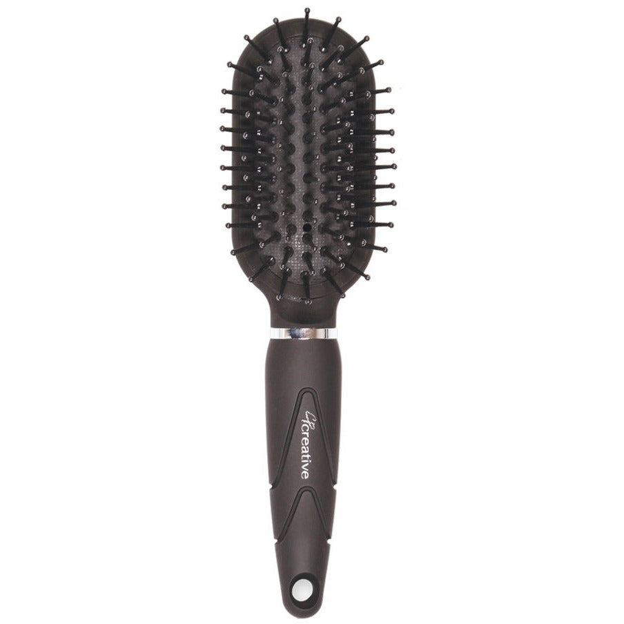 Static-Free Oval Pin Bristle Travel Hair Brush - Creative Professional Hair Tools