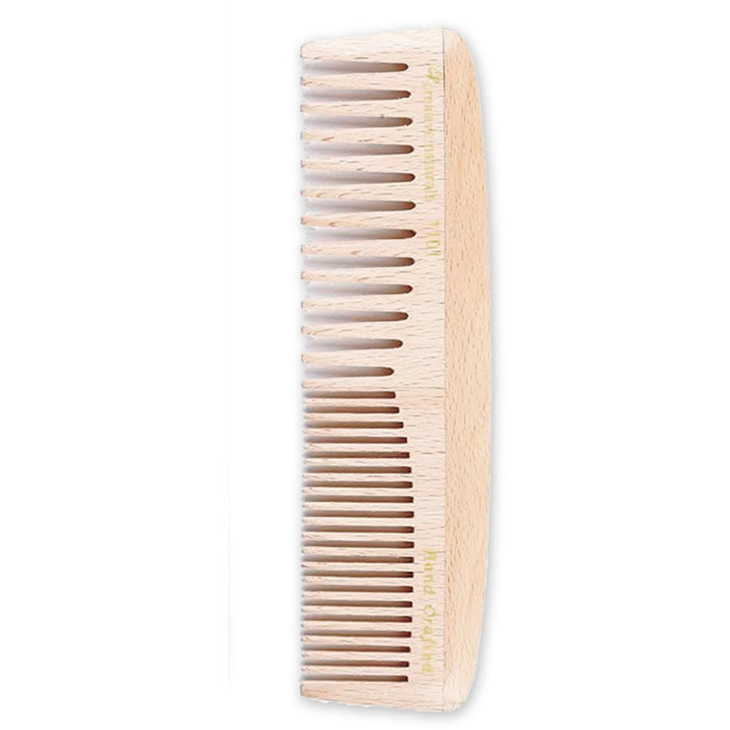 Birch Wood 8 Inch Fine and Medium-Tooth Comb - Creative Professional Hair Tools