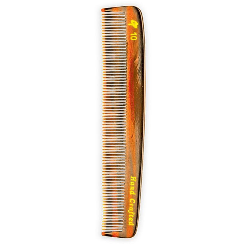 C10 Fine Tooth Tortoise Pocket Comb (7 In) - Creative Professional Hair Tools