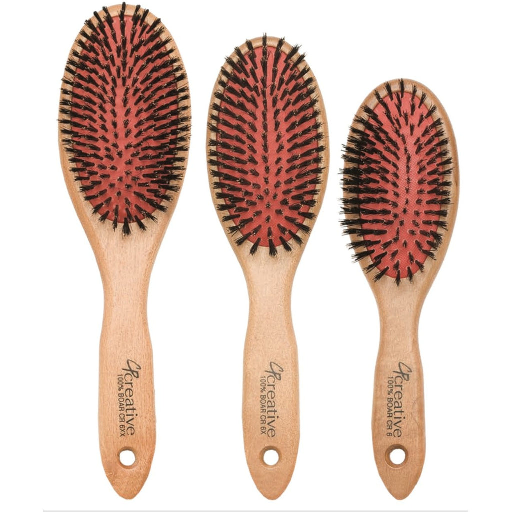 Eco-Friendly Boar Bristle Paddle Hair Brush - Creative Professional Hair Tools