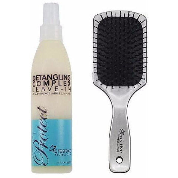 Paddle Hair Brush and Conditioner Set - Creative Professional Hair Tools