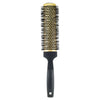 Gold Ceramic Nano Coating & Wavy Ion Bristle Hair Brush - 7.5 Long Barrel - Creative Pro Hair Tools